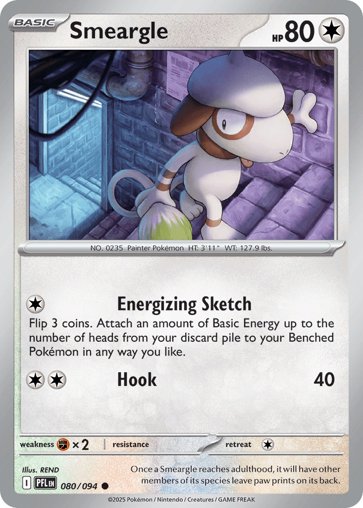 Smeargle Phantasmal Flames card