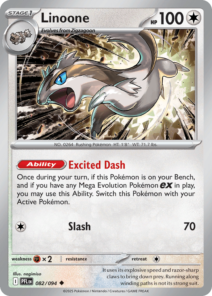 Linoone Phantasmal Flames card