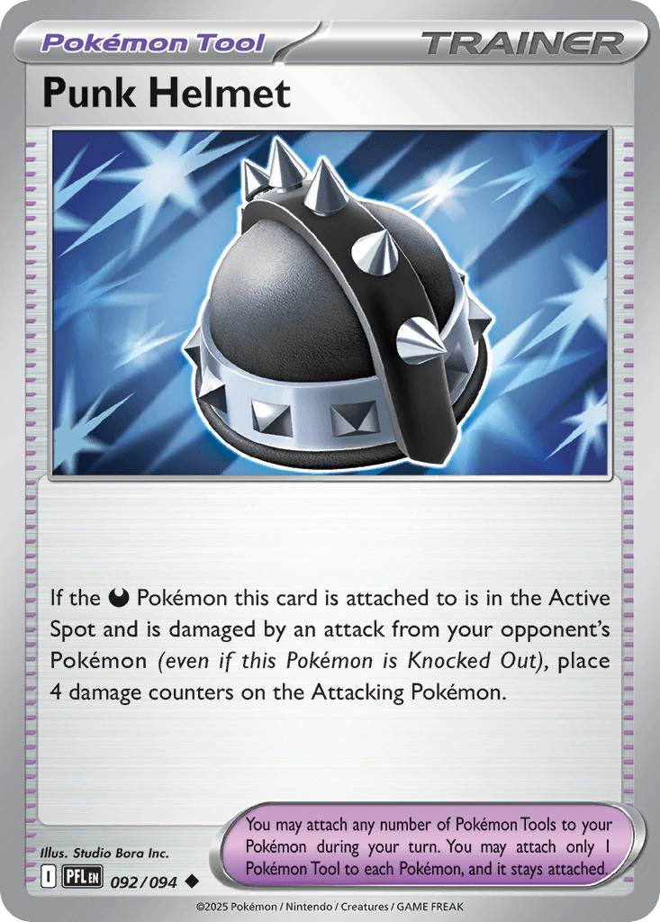 Punk Helmet Phantasmal Flames card
