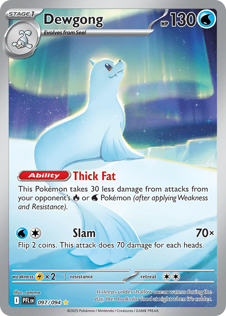 Dewgong Phantasmal Flames card