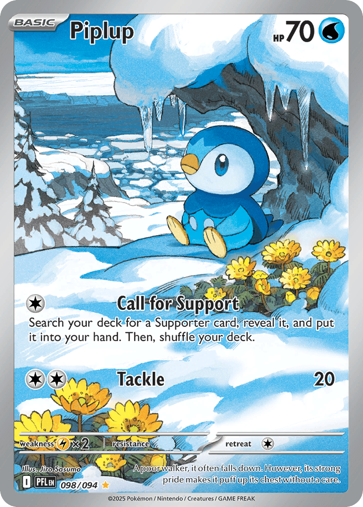 Piplup Phantasmal Flames card