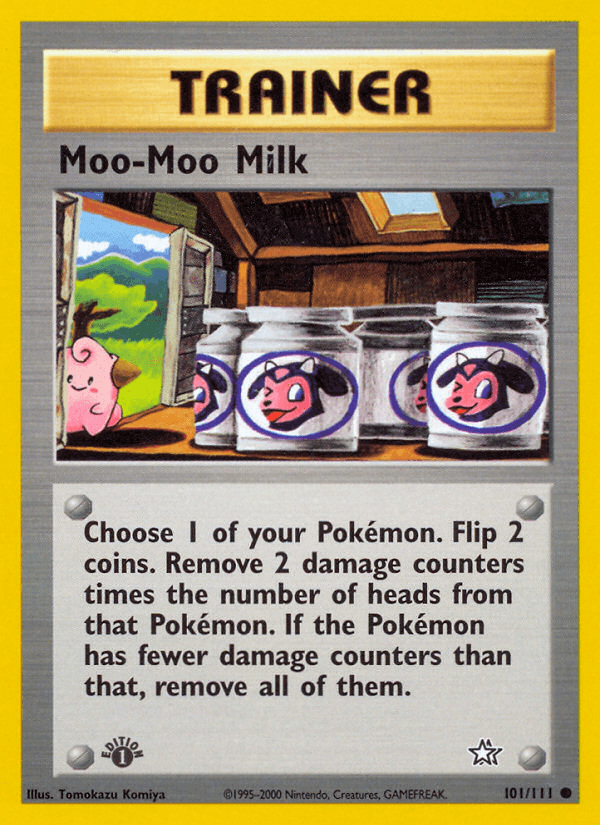 Moo-Moo Milk Neo Genesis card