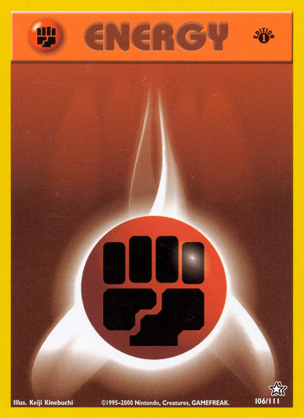 Fighting Energy Neo Genesis card