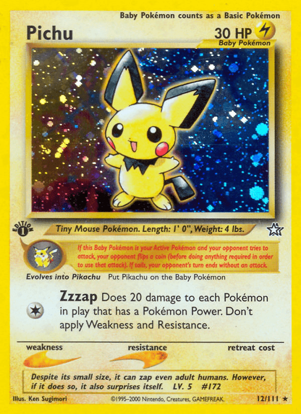 Pichu Neo Genesis card