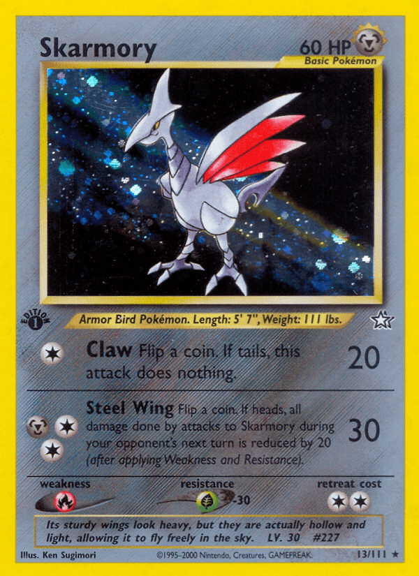 Skarmory Neo Genesis card