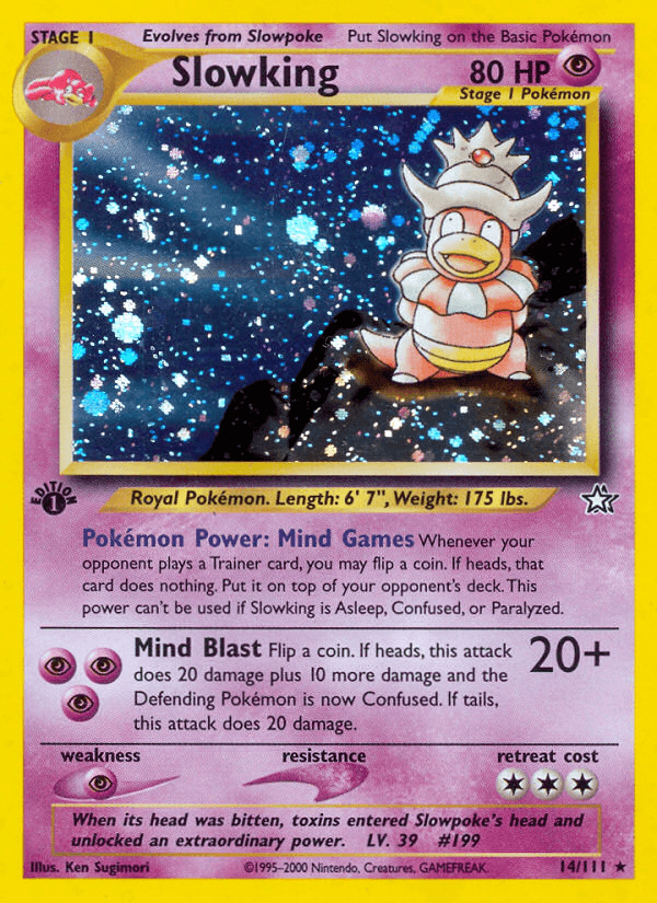 Slowking Neo Genesis card