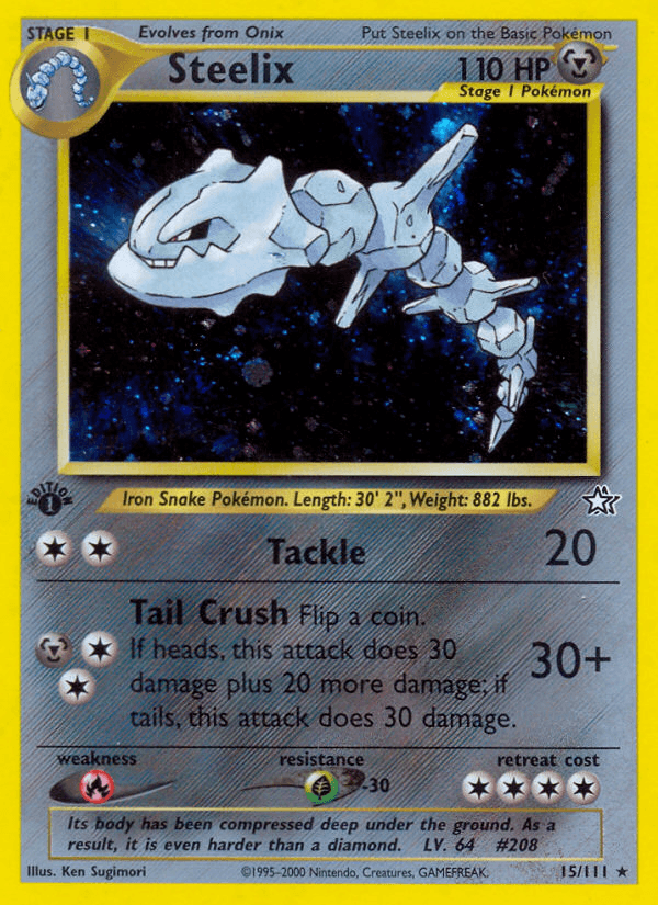 Steelix Neo Genesis card