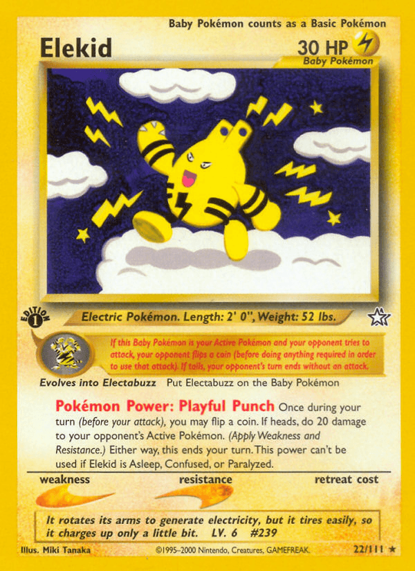 Elekid Neo Genesis card