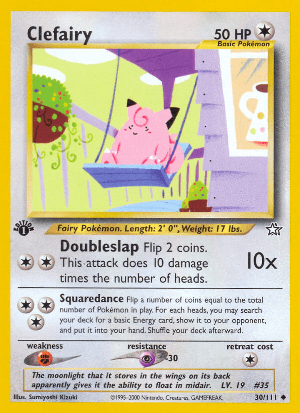 Clefairy Neo Genesis card