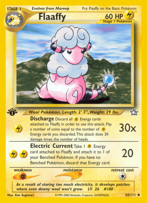 Flaaffy Neo Genesis card