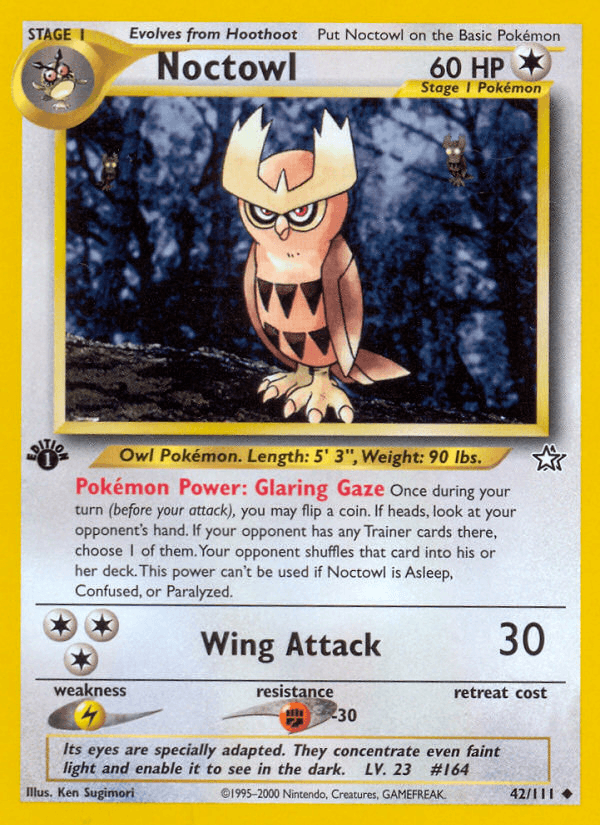 Noctowl Neo Genesis card