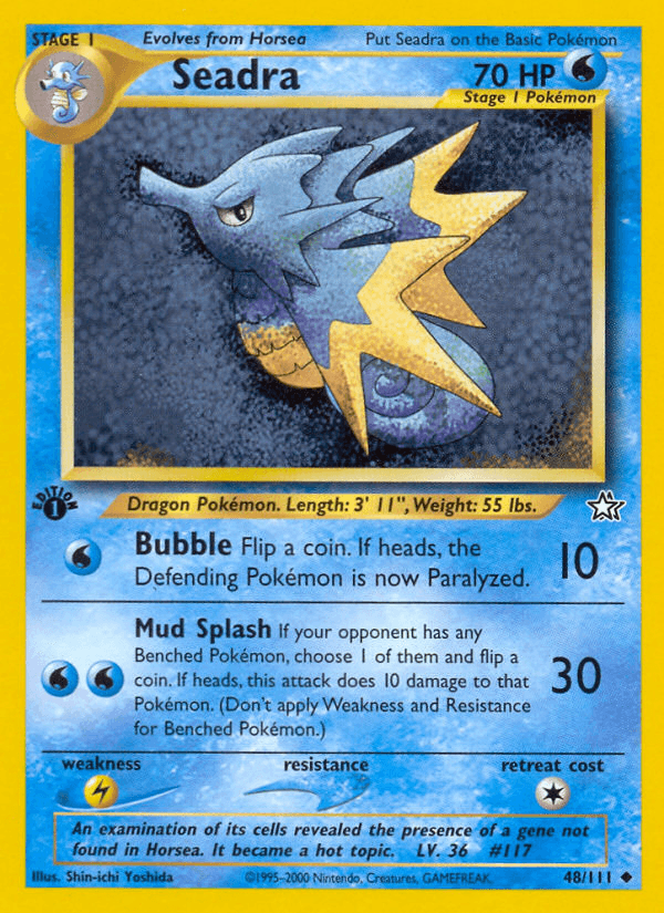 Seadra Neo Genesis card