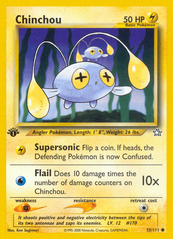 Chinchou Neo Genesis card
