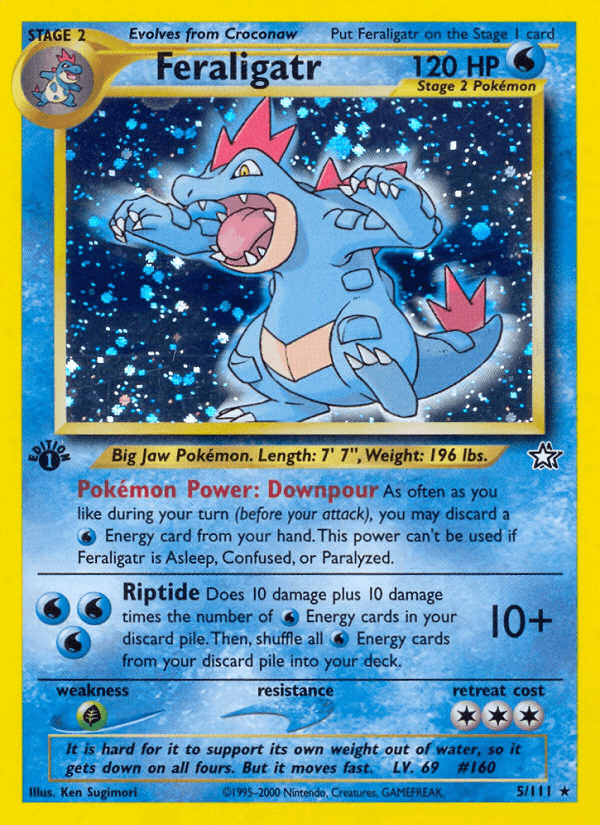 Feraligatr Neo Genesis card