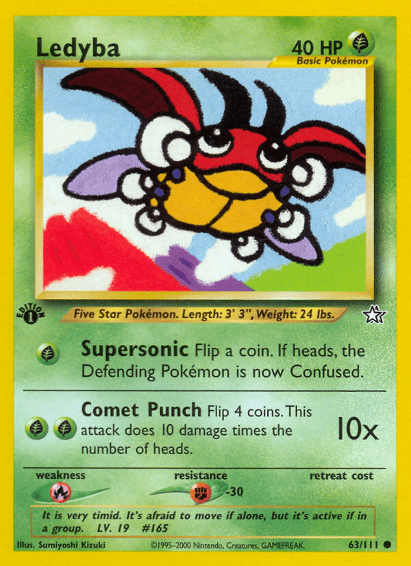 Ledyba Neo Genesis card