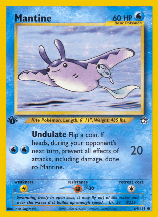 Mantine Neo Genesis card