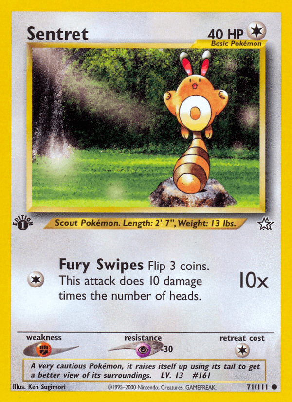 Sentret Neo Genesis card