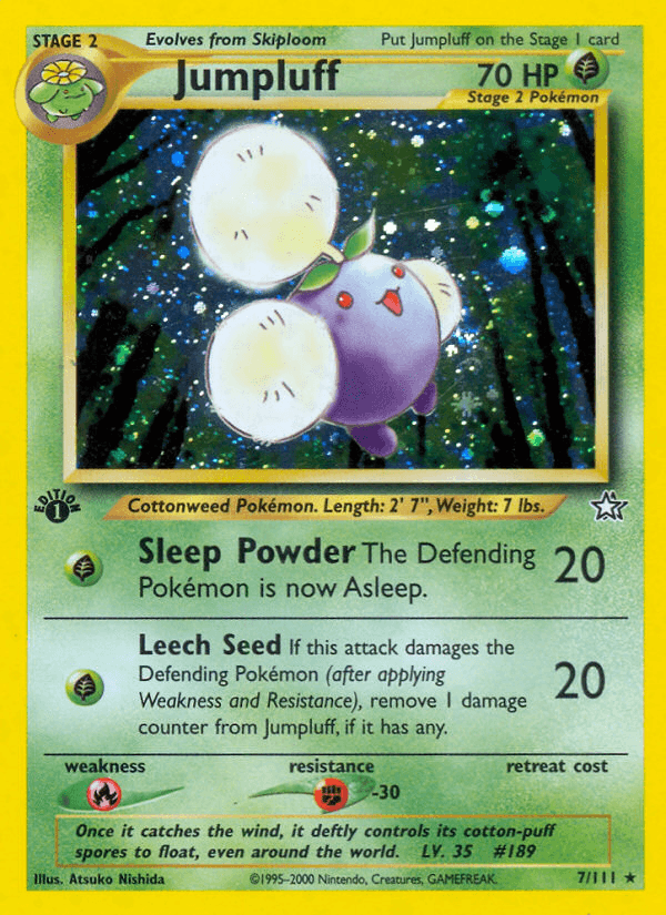 Jumpluff Neo Genesis card