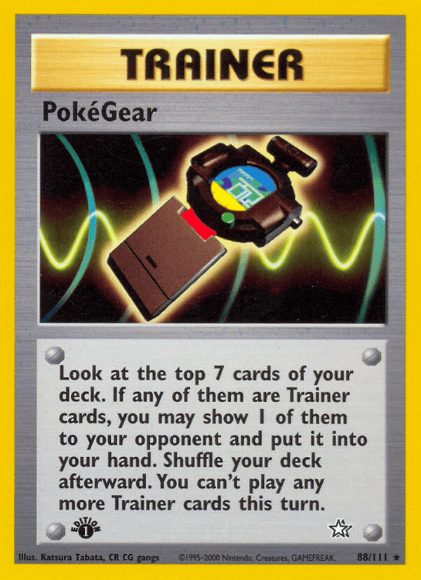 PokéGear Neo Genesis card