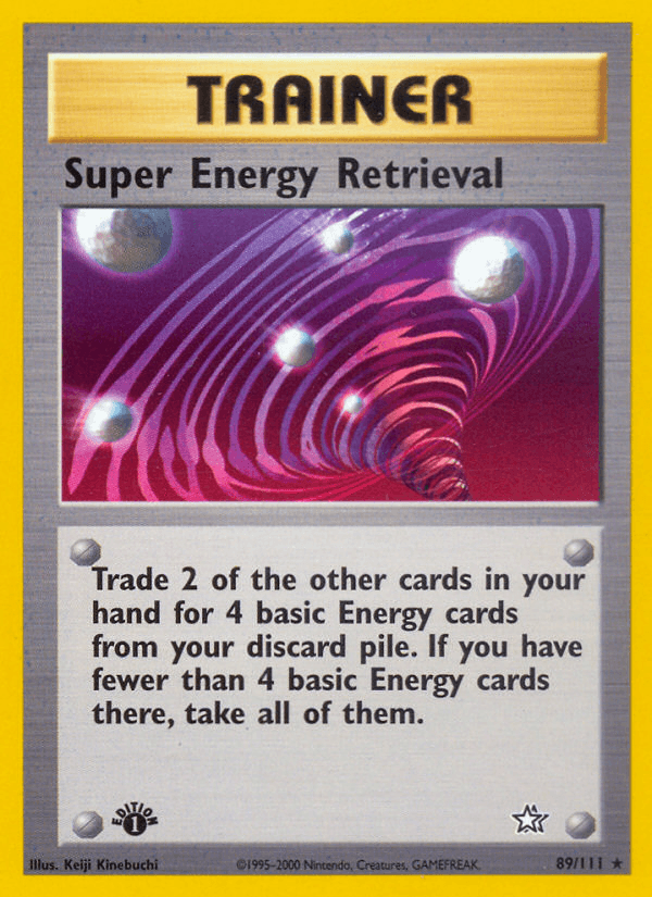 Super Energy Retrieval Neo Genesis card