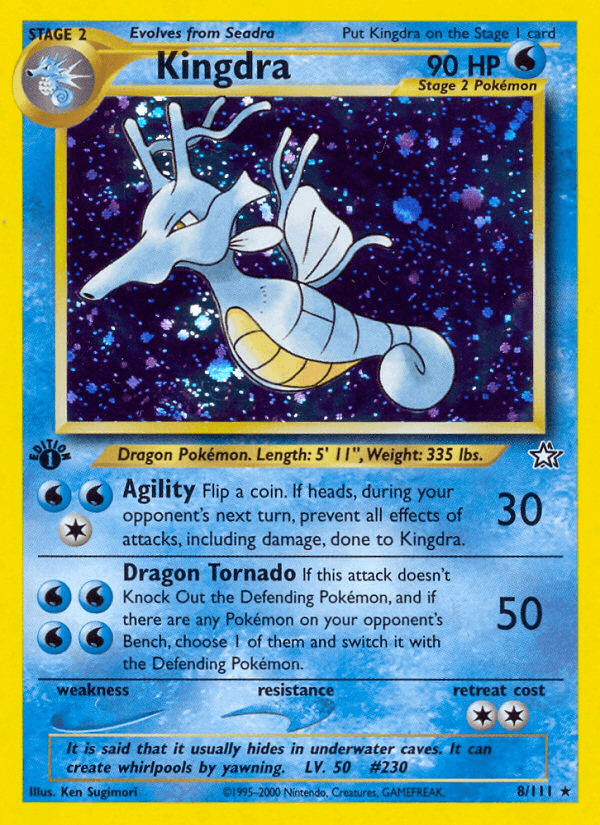 Kingdra Neo Genesis card