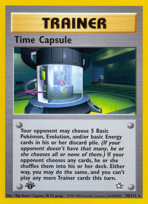 Time Capsule Neo Genesis card