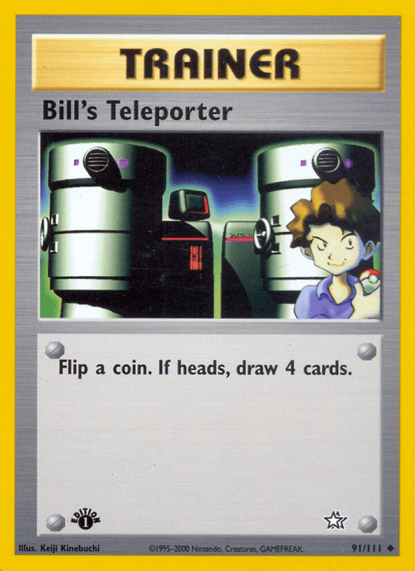 Bill's Teleporter Neo Genesis card