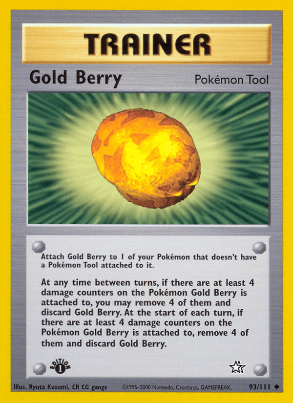 Gold Berry Neo Genesis card