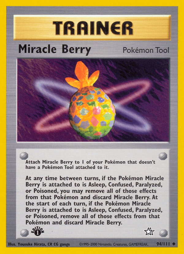 Miracle Berry Neo Genesis card