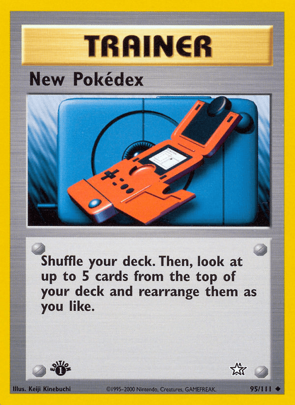 New Pokédex Neo Genesis card