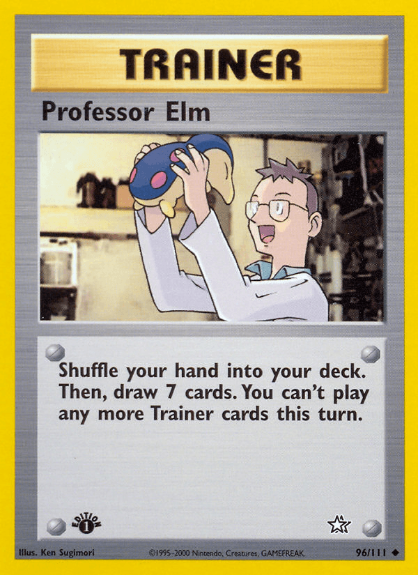 Professor Elm Neo Genesis card