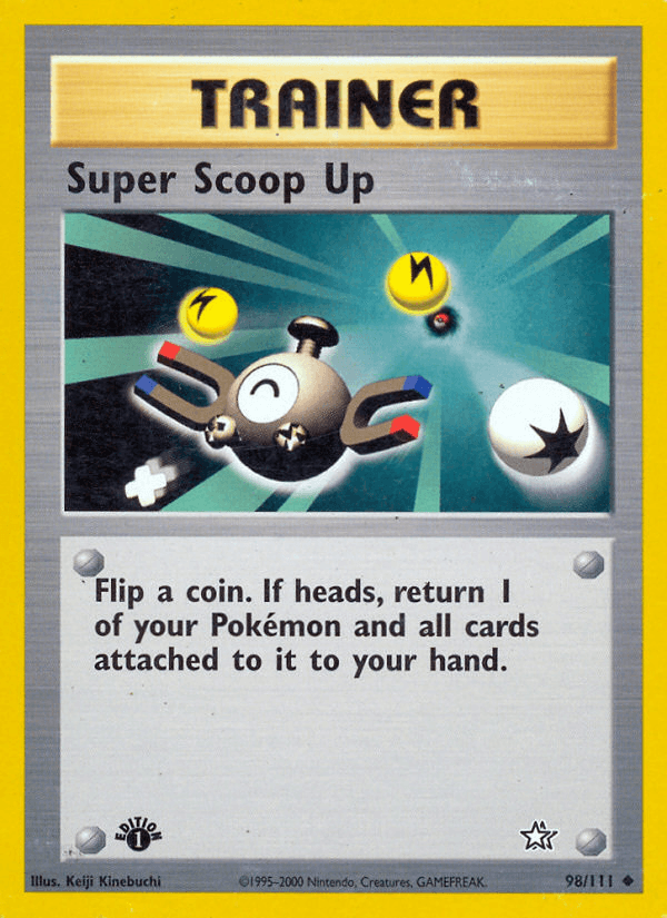 Super Scoop Up Neo Genesis card