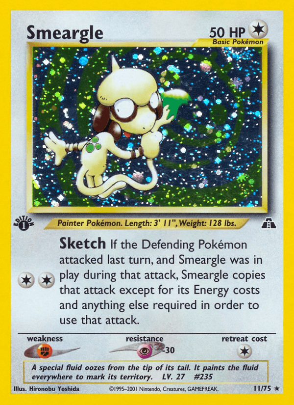 Smeargle Neo Discovery card