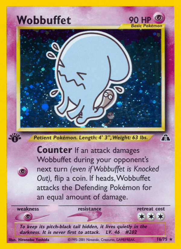 Wobbuffet Neo Discovery card