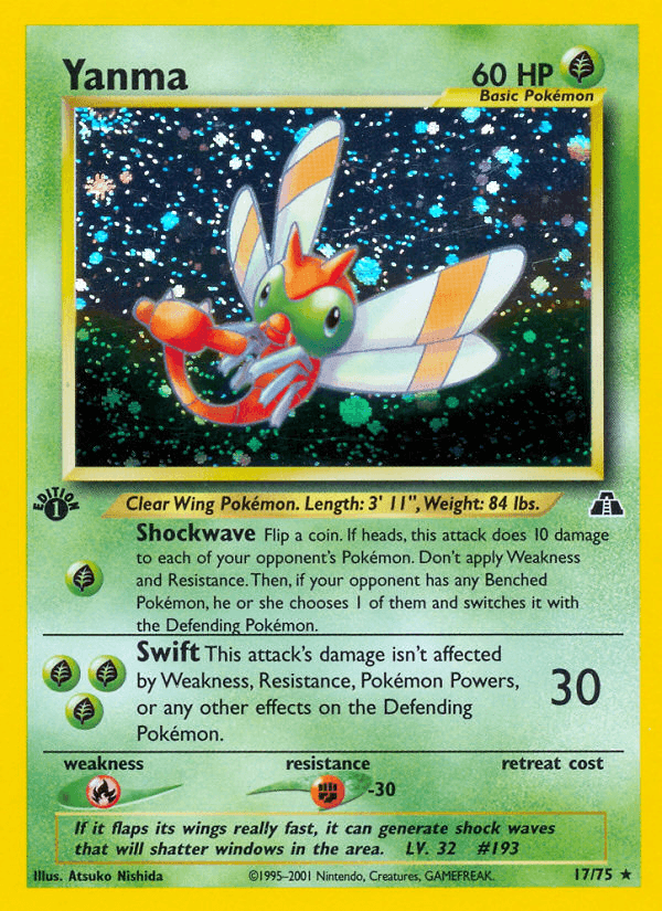 Yanma Neo Discovery card