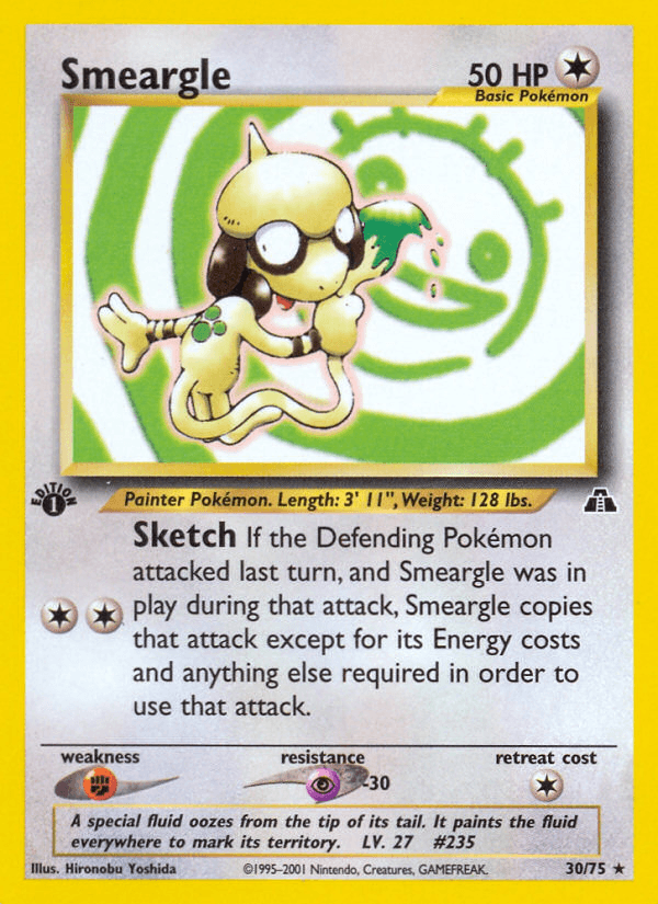 Smeargle Neo Discovery card