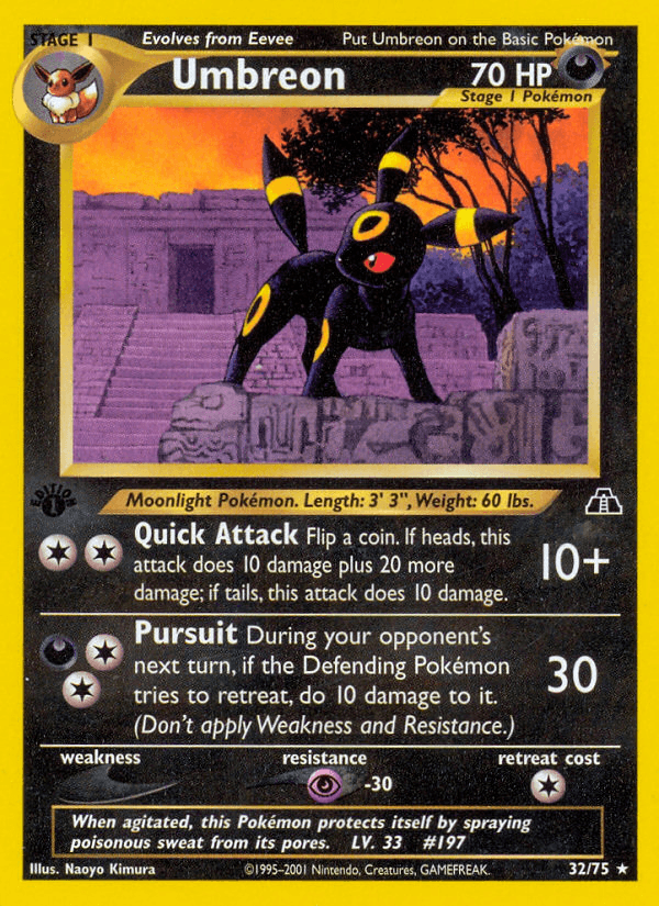 Umbreon 寶可夢 card