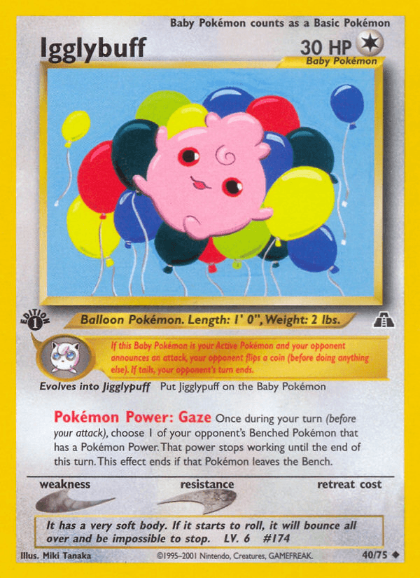 Igglybuff Neo Discovery card