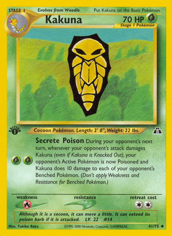 Kakuna Neo Discovery card