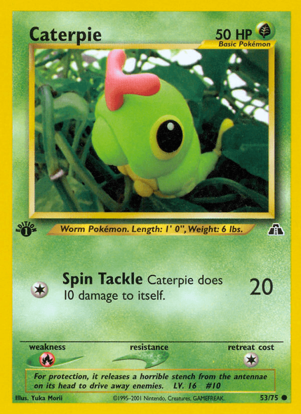 Caterpie 宝可梦 card