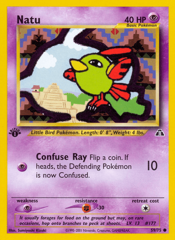 Natu Neo Discovery card