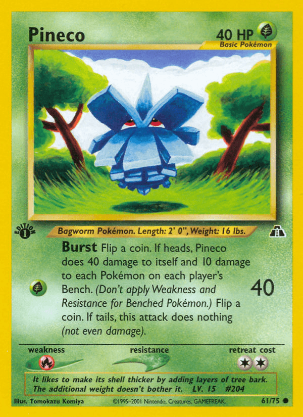 Pineco Neo Discovery card