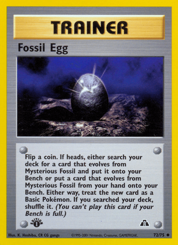Fossil Egg 宝可梦 card