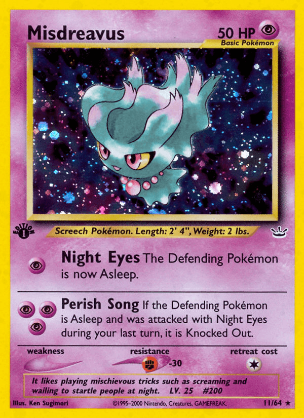 Misdreavus Neo Revelation card