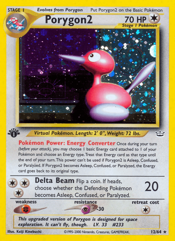 Porygon2 Neo Revelation card