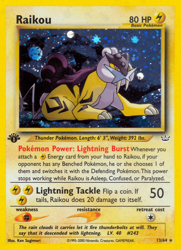 Raikou Neo Revelation card