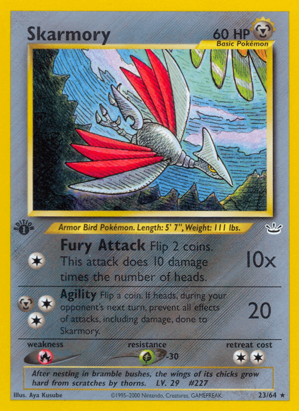 Skarmory Neo Revelation card