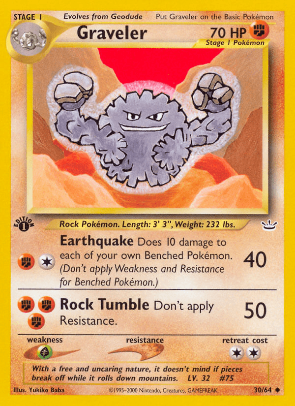 Graveler Neo Revelation card