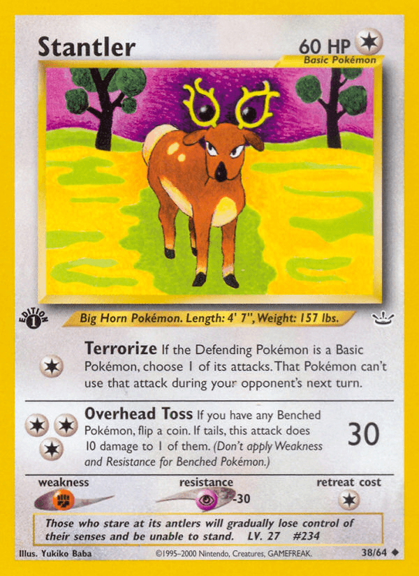 Stantler Neo Revelation card