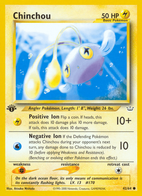 Chinchou Neo Revelation card